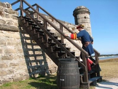 Fort Matanzas Soldier image. Click for full size.