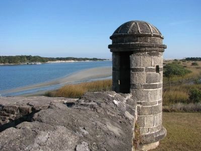 Fort Matanzas Sentry Box. Click for full size. Fort Matanzas Sentry Box image. Click for full size.