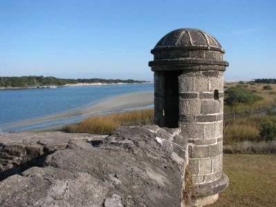 Fort Matanzas Sentry Box image. Click for full size.