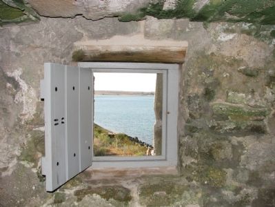 Fort Matanzas Window View. Click for full size. Fort Matanzas Window View image. Click for full size.