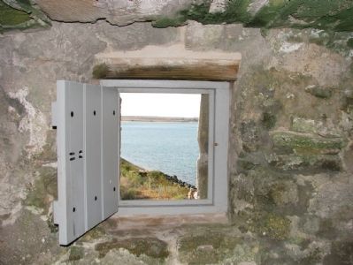 Fort Matanzas Window View image. Click for full size.