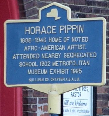 Horace Pippin Marker image. Click for full size.