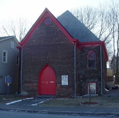 St. John AUMP Church behind Horace Pippin Marker image. Click for full size.