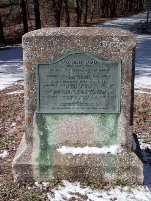 Old Mine Road Marker. Click for full size. Old Mine Road Marker image. Click for full size.