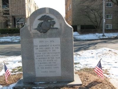 201st Anniversary of the Marine Corps Monument. Click for full size. 201st Anniversary of the Marine Corps Monument image. Click for full size.