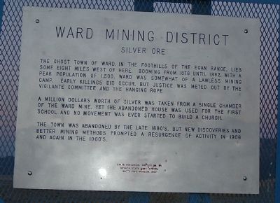 Ward Mining District Marker image. Click for full size.