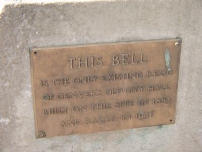 Denver's Old City Hall Marker image. Click for full size.