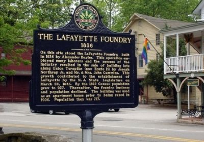 The Lafayette Foundry Marker image. Click for full size.