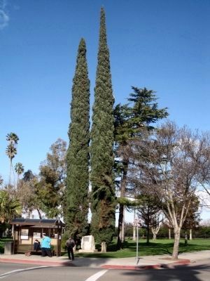 Rancho del Puerto Marker - Wide View. Click for full size. Rancho del Puerto Marker - Wide View image. Click for full size.