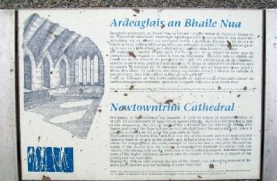 Newtowntrim Cathedral / Ardeaglais an Bhaile Nua Marker image. Click for full size.