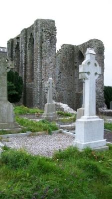 Cemetery Crosses at Newtowntrim Cathedral image. Click for full size.