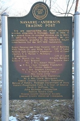 Navarre - Anderson Trading Post Marker image. Click for full size.