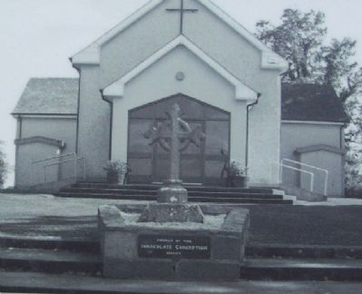Girley Catholic Church Photo on Marker image. Click for full size.