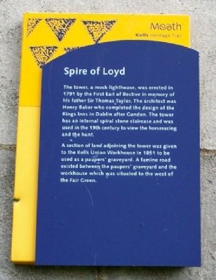 Spire of Loyd Marker. Click for full size. Spire of Loyd Marker image. Click for full size.