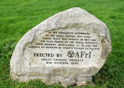 AFrI Great Famine Project Memorial image. Click for full size.
