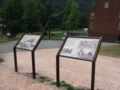 Markers Overlooking John Brown's Fort image. Click for full size.