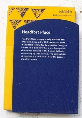 Headfort Place Marker image. Click for full size.
