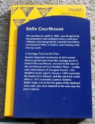 Kells Courthouse Marker. Click for full size. Kells Courthouse Marker image. Click for full size.