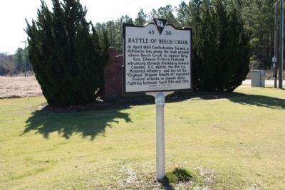 Battle of Beech Creek / The Civil War Ends In S.C Marker image. Click for full size.