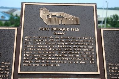 Fort Presque Isle Marker image. Click for full size.
