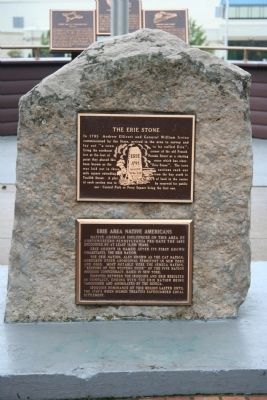 The Erie Stone Marker image. Click for full size.