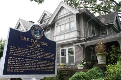 The Coe House & Marker. Click for full size. The Coe House & Marker image. Click for full size.
