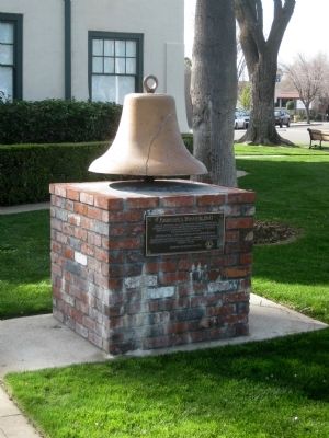 Patterson's Westside Bell Marker, Monument, and Bell image. Click for full size.