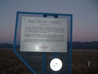Ward Mining District Marker image. Click for full size.
