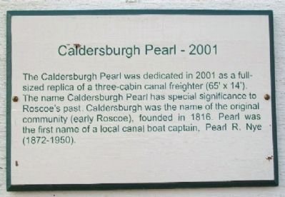 Caldersburgh Pearl -2001 Marker. Click for full size. Caldersburgh Pearl -2001 Marker image. Click for full size.