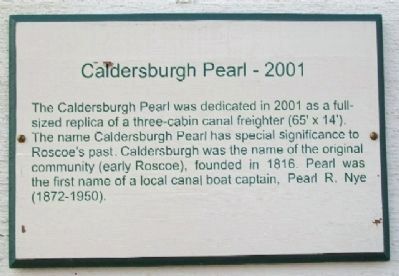 Caldersburgh Pearl -2001 Marker image. Click for full size.