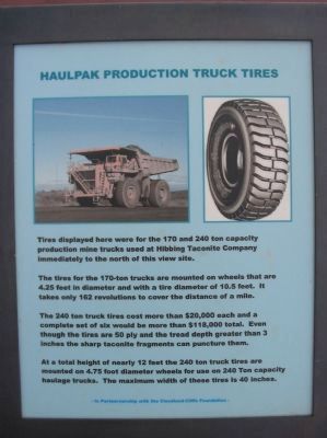 Haulpak Production Truck Tires Marker image. Click for full size.