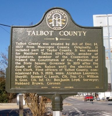 Talbot County Marker image. Click for full size.