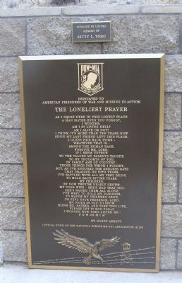 The Loneliest Prayer Plaque image. Click for full size.