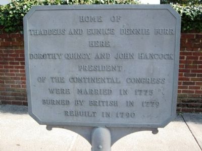 Burr Homestead Marker. Click for full size. Burr Homestead Marker image. Click for full size.