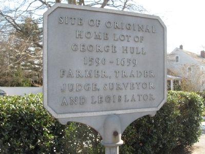 George Hull Home Lot Marker image. Click for full size.
