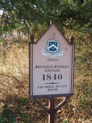Jonathan Sturges Cottage Sign. Click for full size. Jonathan Sturges Cottage Sign image. Click for full size.