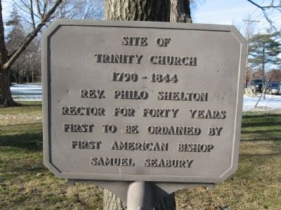 Site of Trinity Church Marker image. Click for full size.