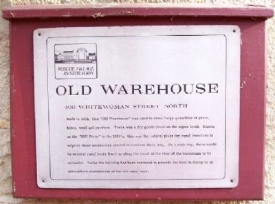 Old Warehouse Marker image. Click for full size.