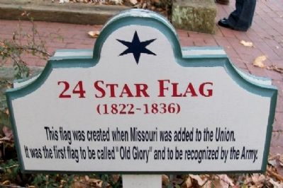 24 Star Flag Marker image. Click for full size.