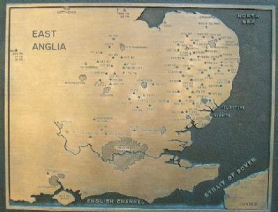 8th Air Force Bases Marker Detail. Click for full size. 8th Air Force Bases Marker Detail image. Click for full size.