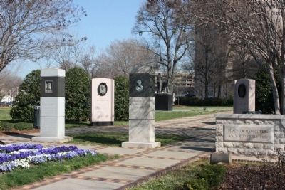 Distinguished African-American Citizens Monuments in Kelly Ingram Park image. Click for full size.