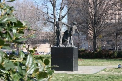 Foot Soldier Tribute in Kelly Ingram Park. Click for full size. Foot Soldier Tribute in Kelly Ingram Park image. Click for full size.