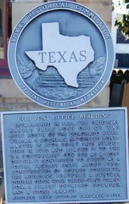 1910 Post Office Building Marker. Click for full size. 1910 Post Office Building Marker image. Click for full size.
