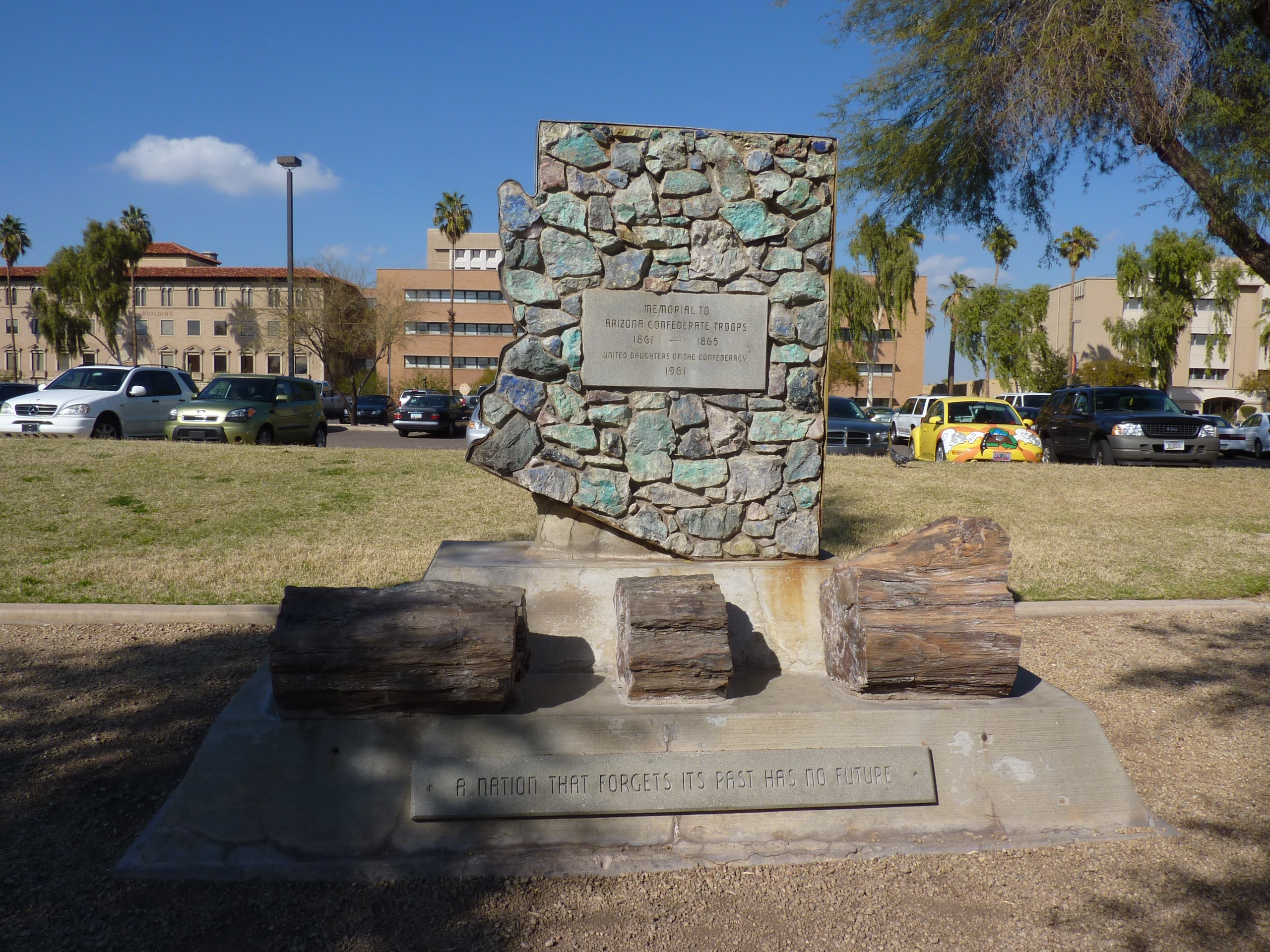 Memorial to Arizona Confederate Troops Marker