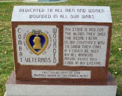 Purple Heart Memorial. Click for full size. Purple Heart Memorial image. Click for full size.