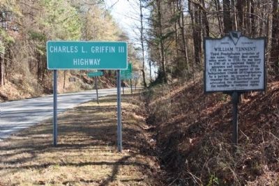 William Tennent Marker, along State Road 261, looking south. Click for full size. William Tennent Marker, along State Road 261, looking south image. Click for full size.