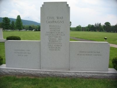 Back of Memorial. Click for full size. Back of Memorial image. Click for full size.