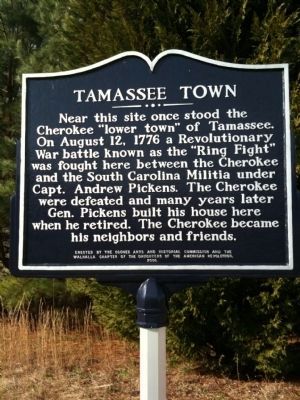 Tamassee Town image. Click for full size.