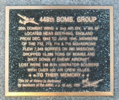 448th Bombardment Group Memorial image. Click for full size.