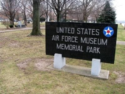 NMUSAF Memorial Park Sign image. Click for more information.